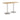 Manzo Poseur High Rectangular Table - Huddlespace