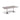 Trumpet Base Rectangle Meeting Table - Huddlespace