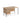 Cove H-Frame  Desk With 3 Drawer Pedestal