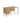 Cove H-Frame  Desk With 3 Drawer Pedestal