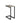 Bonny Laptop Table - Rectangle Top - Huddlespace