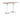 Breesa Poseur High Rectangular Table - Huddlespace