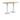 Breesa Poseur High Rectangular Table - Huddlespace