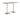 Breesa Poseur High Rectangular Table - Huddlespace