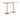 Breesa Poseur High Rectangular Table - Huddlespace