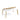 Dara Rectangle Table with low tool rail and power - Huddlespace