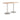 Manzo Poseur High Rectangular Table - Huddlespace