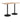 Manzo Poseur High Rectangular Table - Huddlespace