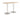 Manzo Poseur High Rectangular Table - Huddlespace