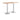Pica Poseur High Rectangular Table - Huddlespace