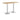 Pica Poseur High Rectangular Table - Huddlespace