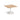 Trumpet Base Square Extension Table - Huddlespace