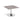 Trumpet Base Square Extension Table - Huddlespace