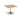 Trumpet Base Square Extension Table - Huddlespace