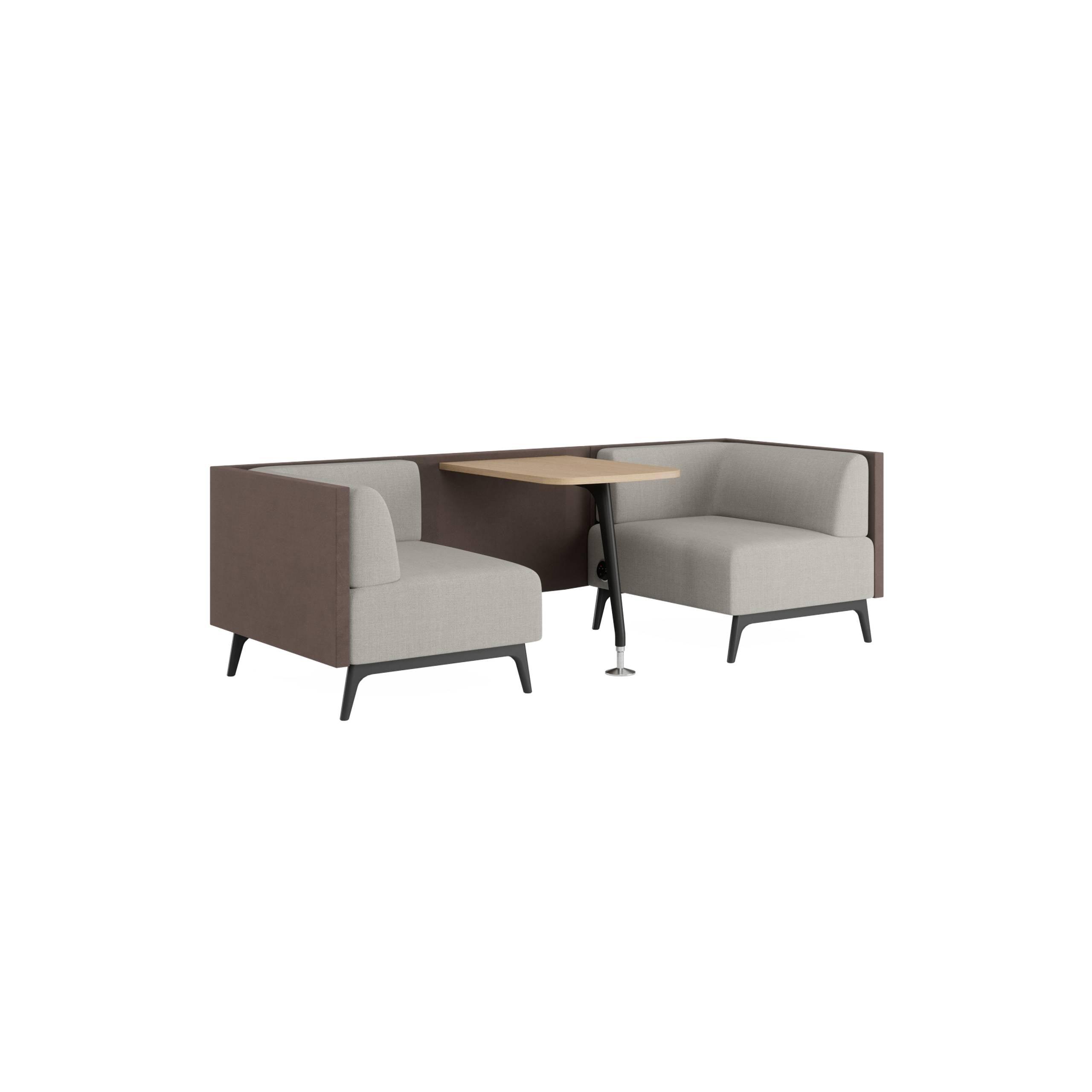 Shp Osba Booth Tryst Low Back Booths - Open Ended – Huddlespace